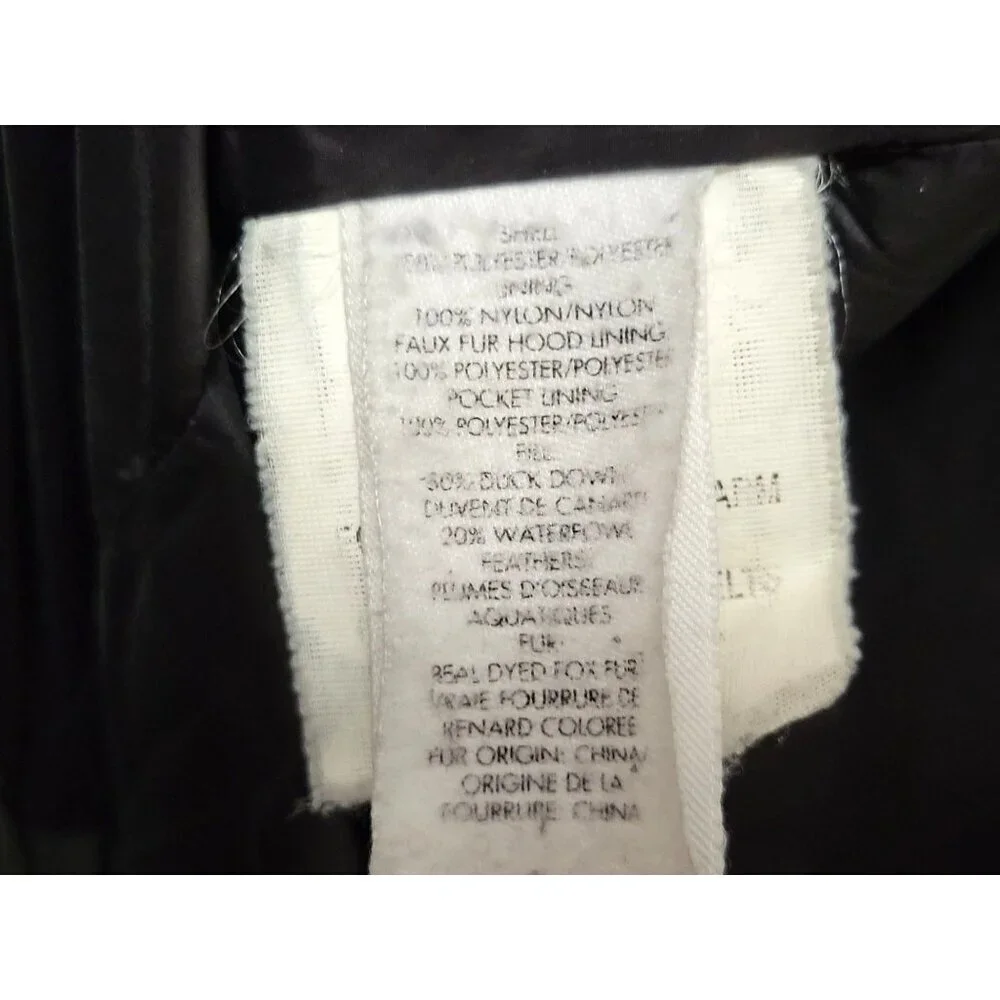 Derek Lam 10 Crosby Down Parka Quilted Puffer Fox Fur Hood Coat